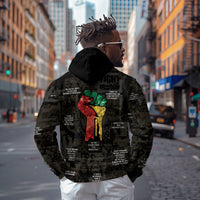 Juneteenth Black History Zip Hoodie Inspirational Quotes Collage