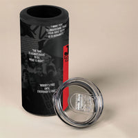 Juneteenth 2026 Black History 4 in 1 Can Cooler Tumbler Freedom Quotes Collage