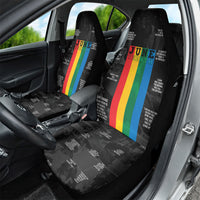 Juneteenth 2026 Black History Car Seat Cover Freedom Quotes Collage