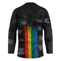 Juneteenth 2026 Black History Hockey Jersey Freedom Quotes Collage