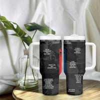 Juneteenth 2026 Black History Tumbler With Handle Freedom Quotes Collage