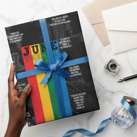 Juneteenth 2026 Black History Wrapping Paper Freedom Quotes Collage