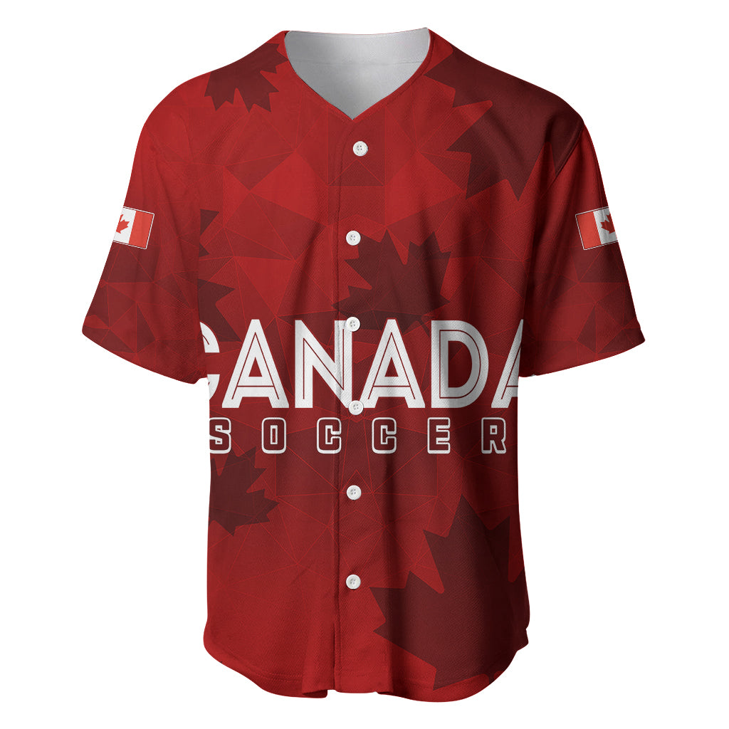 Personalised Canada Soccer Baseball Jersey Women's WC 2023 Maple Style LT7 - Wonder Print Shop