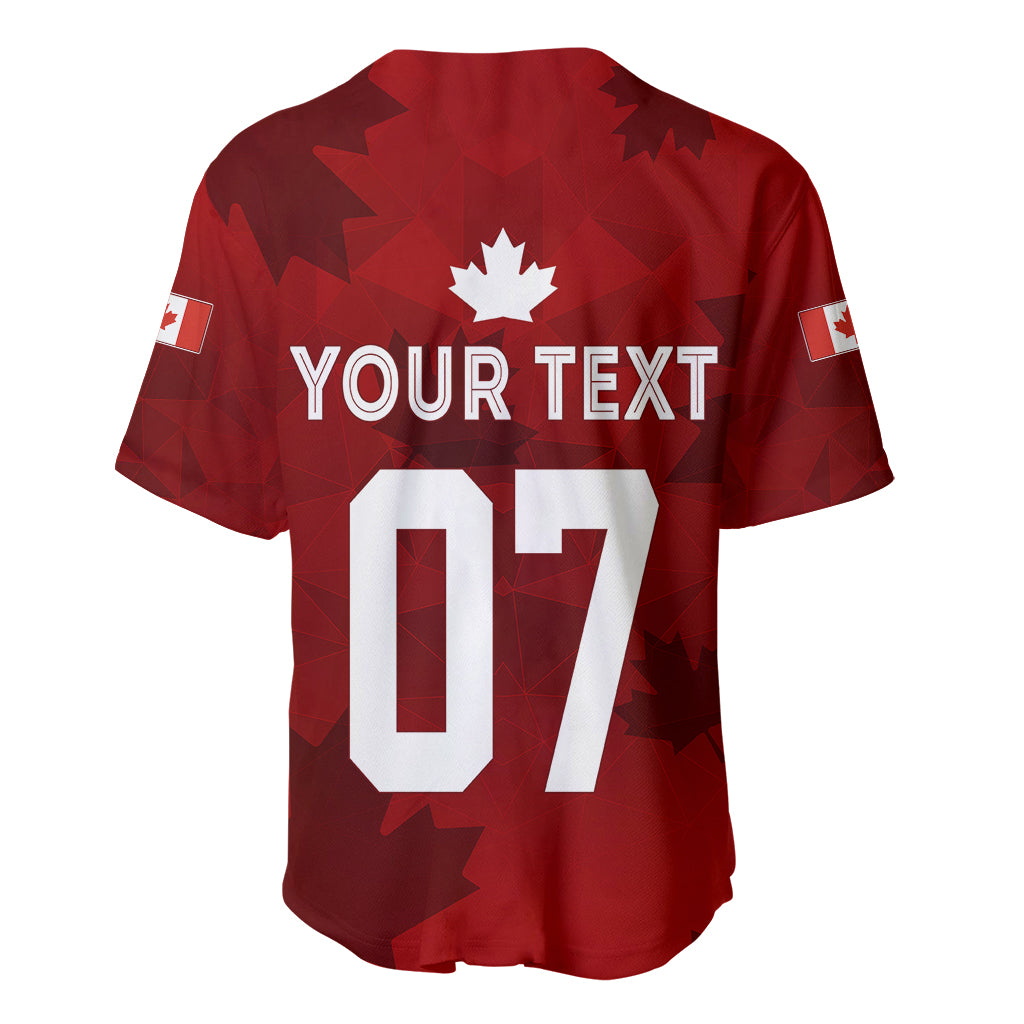 Personalised Canada Soccer Baseball Jersey Women's WC 2023 Maple Style LT7 - Wonder Print Shop