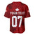 Personalised Canada Soccer Baseball Jersey Women's WC 2023 Maple Style LT7 - Wonder Print Shop