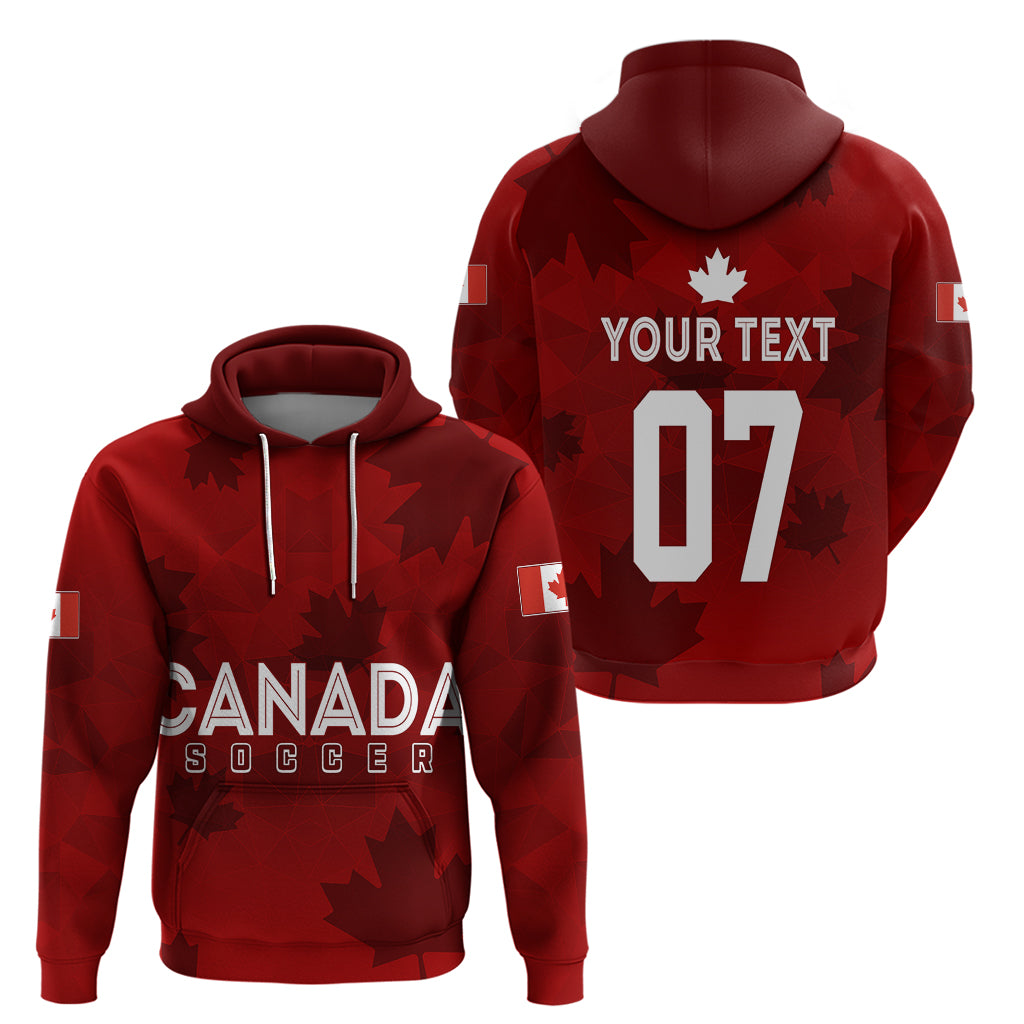 Personalised Canada Soccer Hoodie Women's WC 2023 Maple Style - Wonder Print Shop