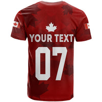 Personalised Canada Soccer T Shirt Women's WC 2023 Maple Style - Wonder Print Shop