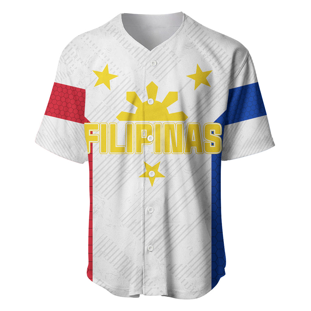 Personalised Philippines Football Baseball Jersey Women's WC 2023 Filipinas Basic Ver LT7 - Wonder Print Shop