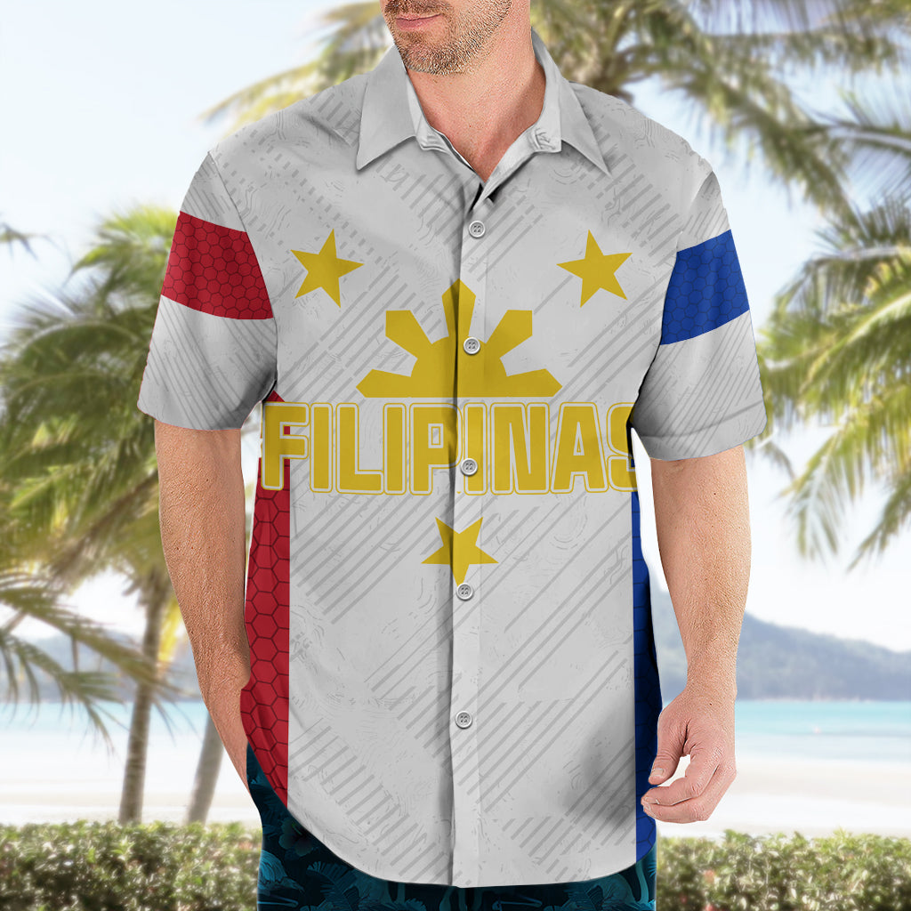 Personalised Philippines Football Hawaiian Shirt Women's WC 2023 Filipinas Basic Ver - Wonder Print Shop