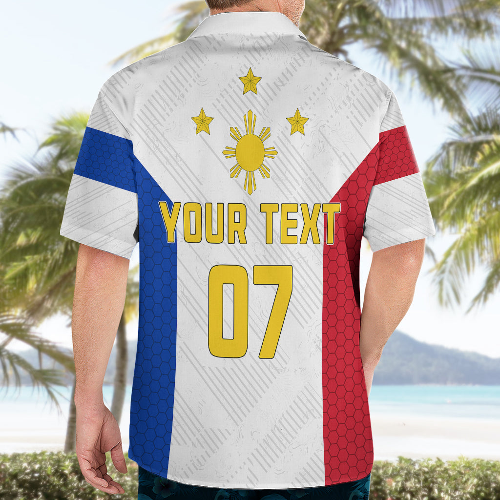 Personalised Philippines Football Hawaiian Shirt Women's WC 2023 Filipinas Basic Ver - Wonder Print Shop