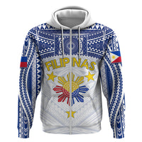 Personalised Philippines Football Hoodie Women's WC 2023 Filipinas Tribal Ver - Wonder Print Shop