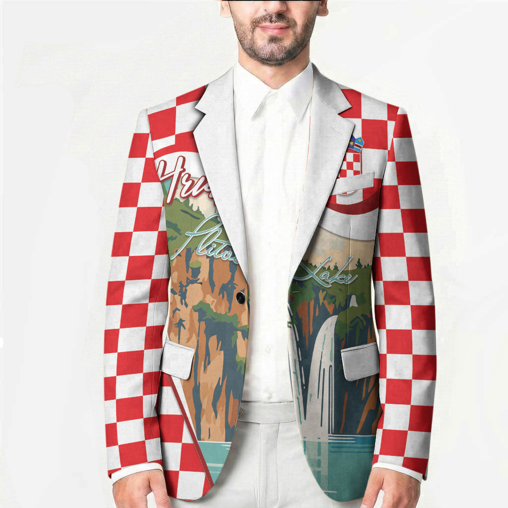 Plitvice Waterfall Hrvatska Scenery Blazer