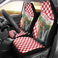 Plitvice Waterfall Hrvatska Scenery Car Seat Cover