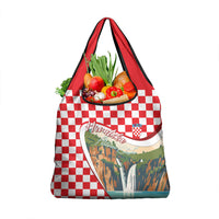 Plitvice Waterfall Hrvatska Scenery Grocery Bag
