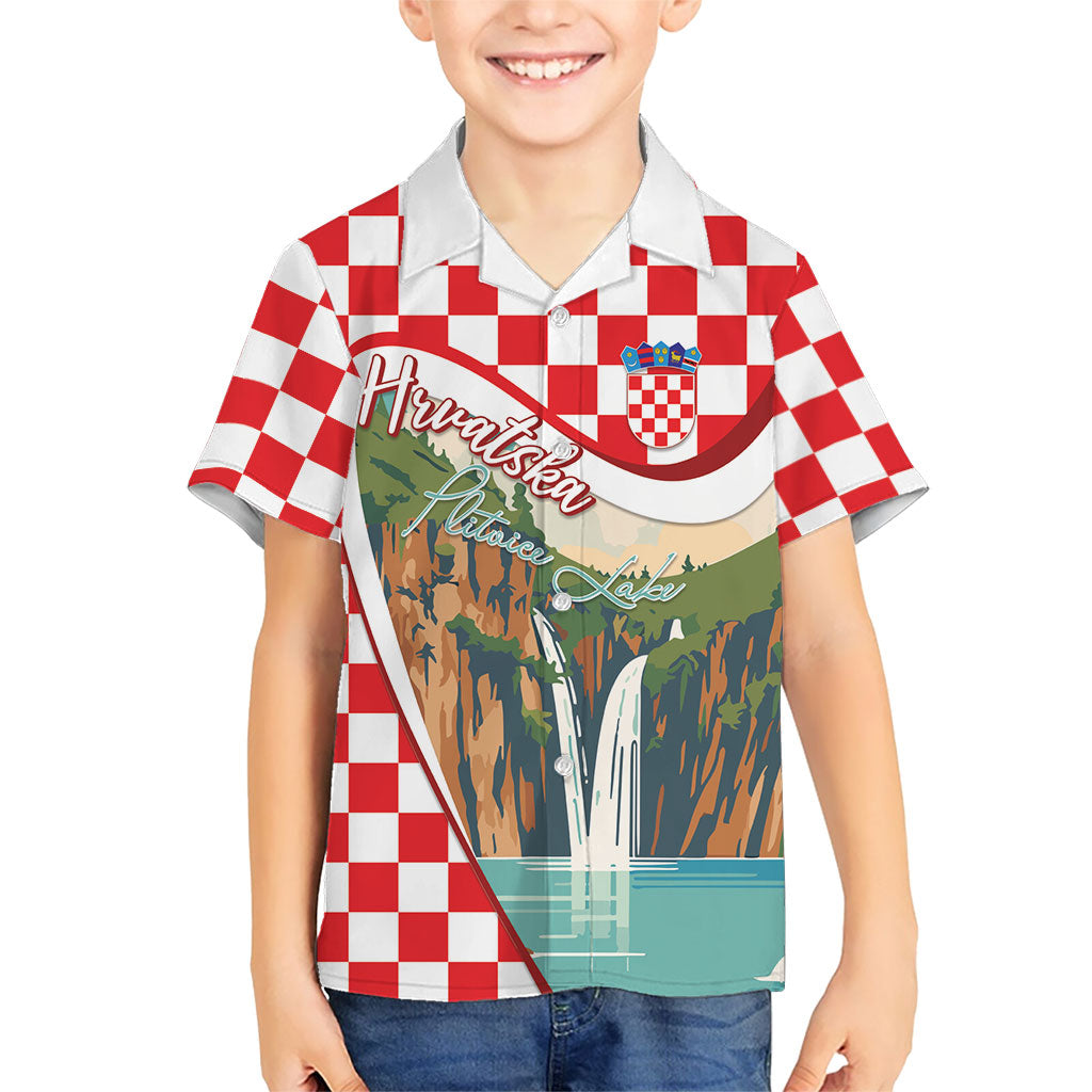 Plitvice Waterfall Hrvatska Scenery Hawaiian Shirt