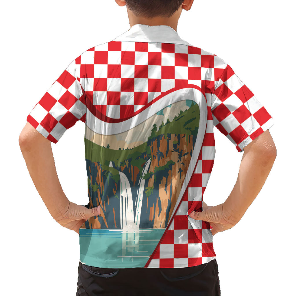 Plitvice Waterfall Hrvatska Scenery Hawaiian Shirt