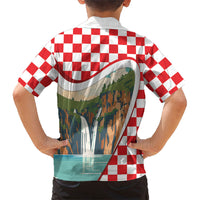 Plitvice Waterfall Hrvatska Scenery Hawaiian Shirt