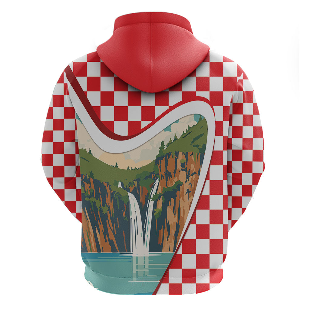Plitvice Waterfall Hrvatska Scenery Hoodie