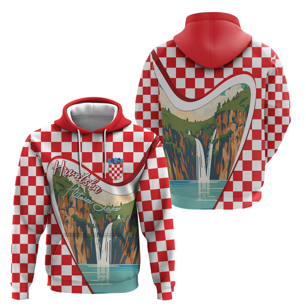 Plitvice Waterfall Hrvatska Scenery Hoodie