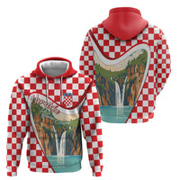 Plitvice Waterfall Hrvatska Scenery Hoodie