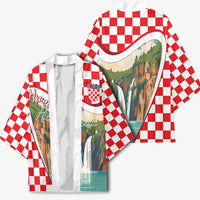 Plitvice Waterfall Hrvatska Scenery Kimono