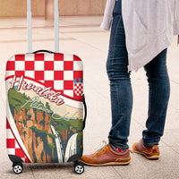 Plitvice Waterfall Hrvatska Scenery Luggage Cover