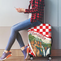 Plitvice Waterfall Hrvatska Scenery Luggage Cover