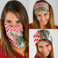 Plitvice Waterfall Hrvatska Scenery Neck Gaiter