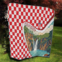 Plitvice Waterfall Hrvatska Scenery Quilt
