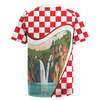 Plitvice Waterfall Hrvatska Scenery Rugby Jersey