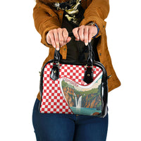 Plitvice Waterfall Hrvatska Scenery Shoulder Handbag