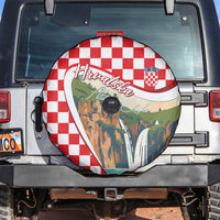 Plitvice Waterfall Hrvatska Scenery Spare Tire Cover