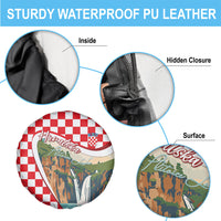Plitvice Waterfall Hrvatska Scenery Spare Tire Cover