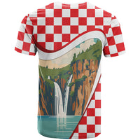 Plitvice Waterfall Hrvatska Scenery T Shirt