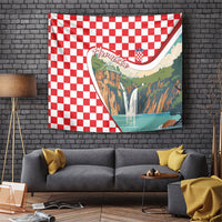 Plitvice Waterfall Hrvatska Scenery Tapestry