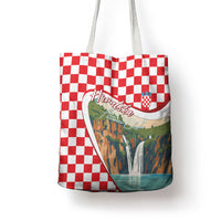 Plitvice Waterfall Hrvatska Scenery Tote Bag
