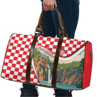 Plitvice Waterfall Hrvatska Scenery Travel Bag