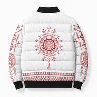 Croatia Sicanje Tattoo Inspired Bomber Puffer Jacket The Kolo