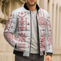 Croatia Sicanje Tattoo Inspired Bomber Puffer Jacket The Kolo