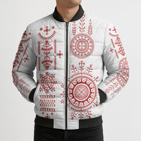 Croatia Sicanje Tattoo Inspired Bomber Puffer Jacket The Kolo