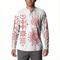 Croatia Sicanje Tattoo Inspired Button Sweatshirt The Kolo