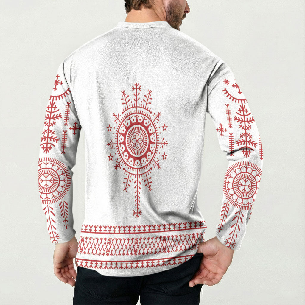 Croatia Sicanje Tattoo Inspired Button Sweatshirt The Kolo