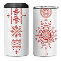 Croatia Sicanje Tattoo Inspired 4 in 1 Can Cooler Tumbler The Kolo