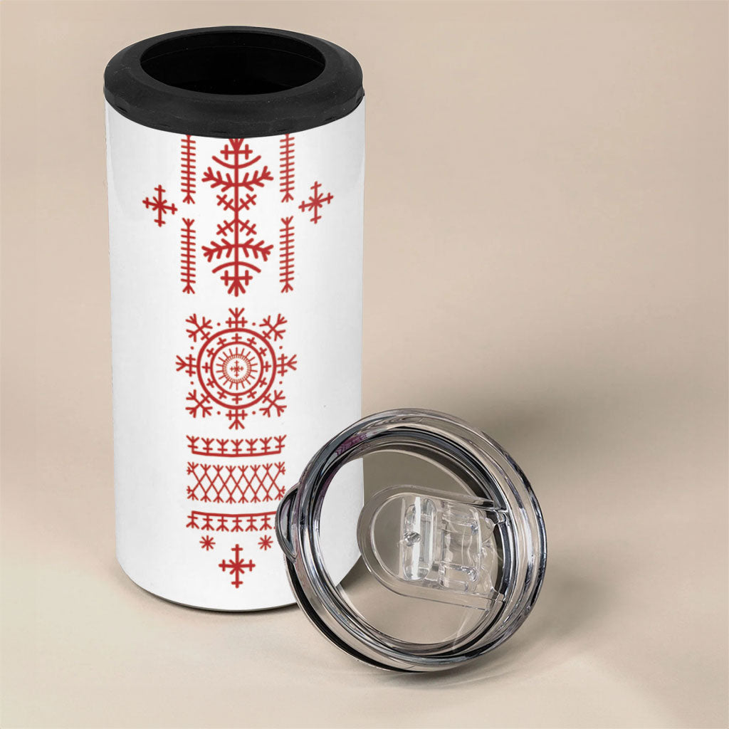 Croatia Sicanje Tattoo Inspired 4 in 1 Can Cooler Tumbler The Kolo