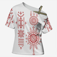 Croatia Sicanje Tattoo Inspired Cross Shoulder Shirt The Kolo