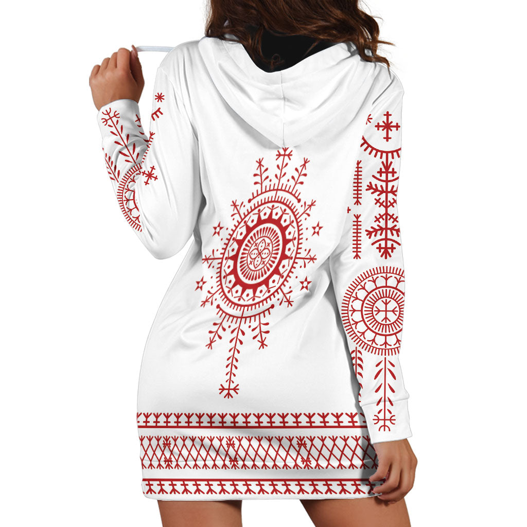 Croatia Sicanje Tattoo Inspired Hoodie Dress The Kolo