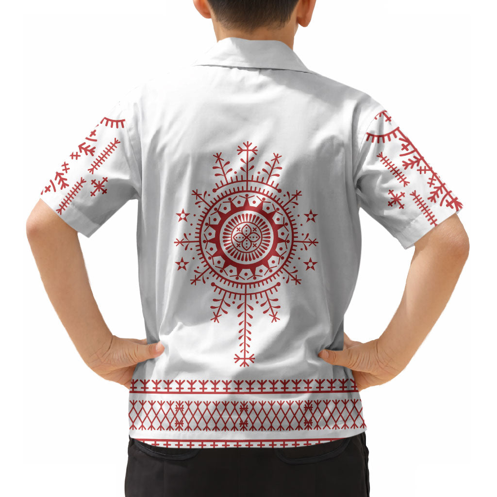 Croatia Sicanje Tattoo Inspired Kid Hawaiian Shirt The Kolo LT7