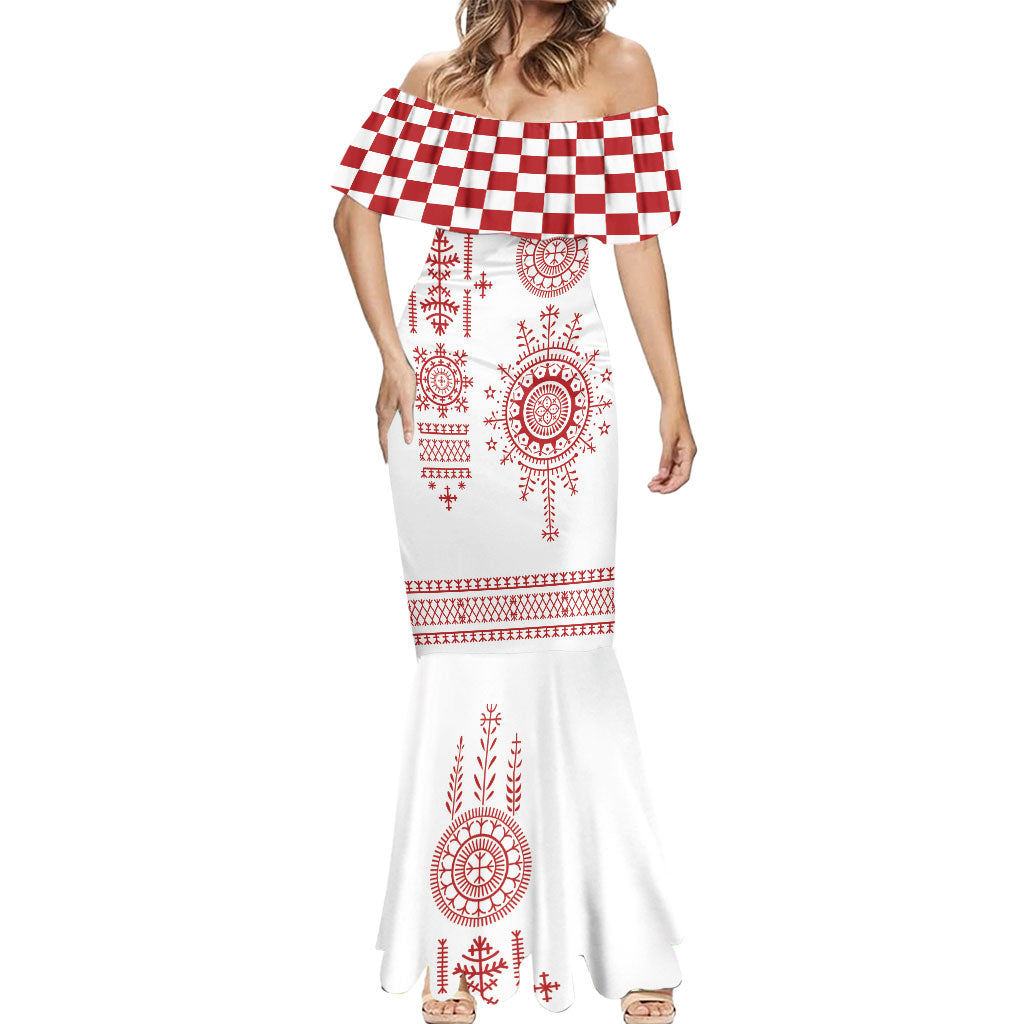 Croatia Sicanje Tattoo Inspired Mermaid Dress The Kolo