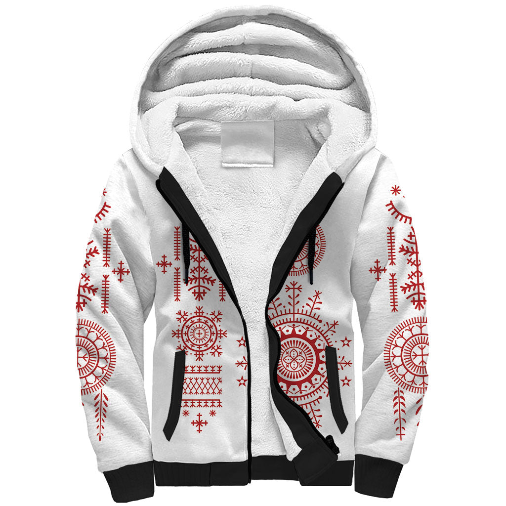 Croatia Sicanje Tattoo Inspired Sherpa Hoodie The Kolo