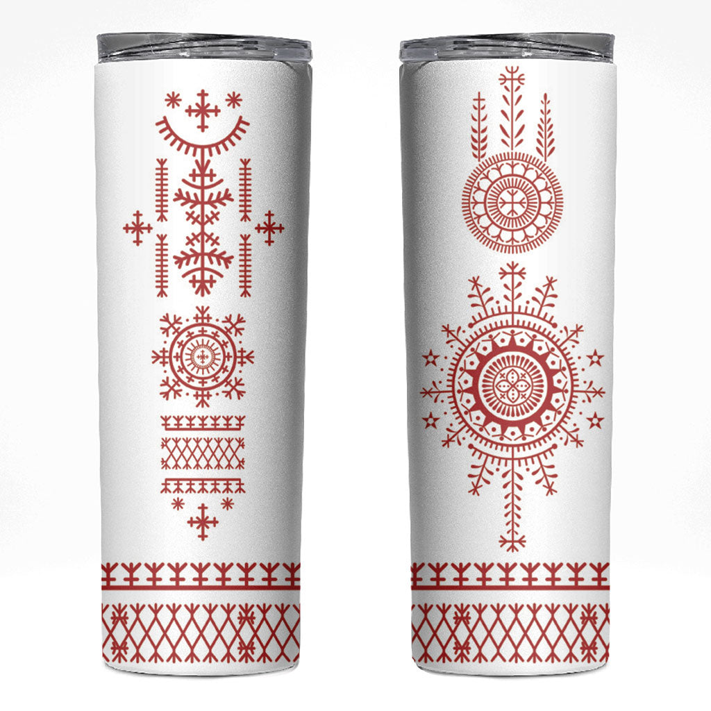 Croatia Sicanje Tattoo Inspired Skinny Tumbler The Kolo
